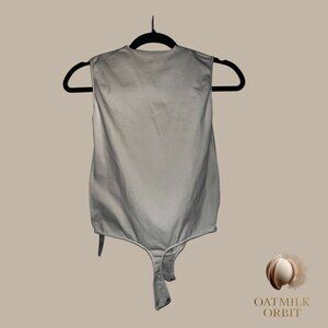 essential crew neck sleeveless bodysuit NWOT